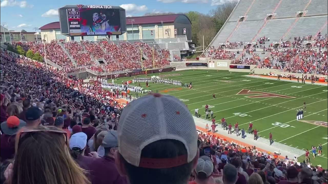 Virginia Tech Spring Game enter sandman YouTube