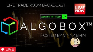 LIVE 🟣 FUTURES Trading w Vinny Emini & AlgoBox