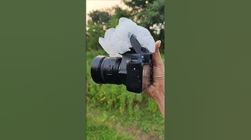 Try this Creative flash diffuser on dslr camera flash #shorts