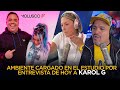 ENTREVISTA a Karol G causa TENSIÓN en el estudio ¿ Quien ganará entre Ali o Pamela ?