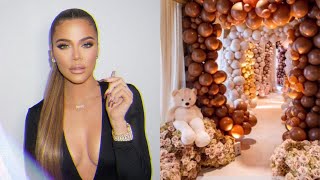Khloe Kardashian shows the decorations for Malika Haqq’s surprise baby shower