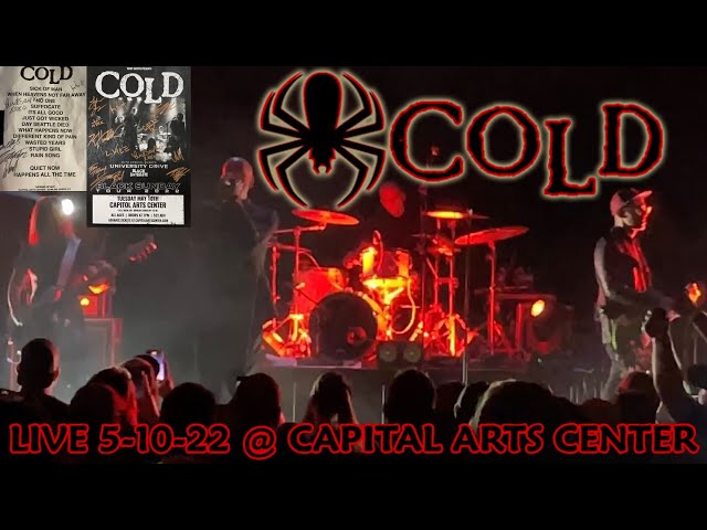 COLD Live @ Capital Arts Center FULL CONCERT 5-10-22 Black Sunday Tour Bowling Green KY 60fps class=