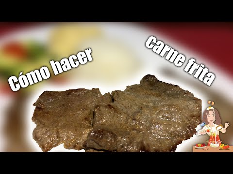 Video: Cómo Freír Carne