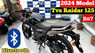 2024 Model Tvs Raider 125 Smart X Connect Review || Price | Mileage | Feature | Tvs Raider 125