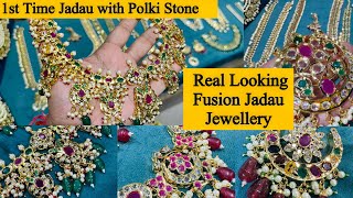 Heeramandi Style Nawabi Jadau Jewellery Collection| Real Gold Looking Jadau Jewelry With Polki Stone