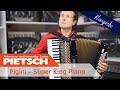 Akkordeon  pigini super king piano  klangprobe