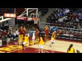 The USC Women of Troy Basketball Team take the Court for their Game versus UCLA