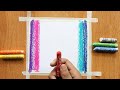 6 Easy Acrylic Painting / poster color painting / oil pastel drawing for beginners