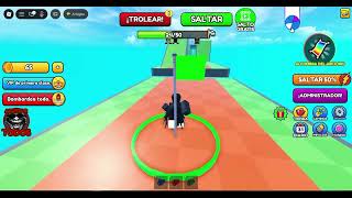 Jugando a parkour obby w7