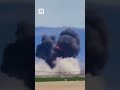 Fighter jet crews eject and parachute to safety after colliding at US air show