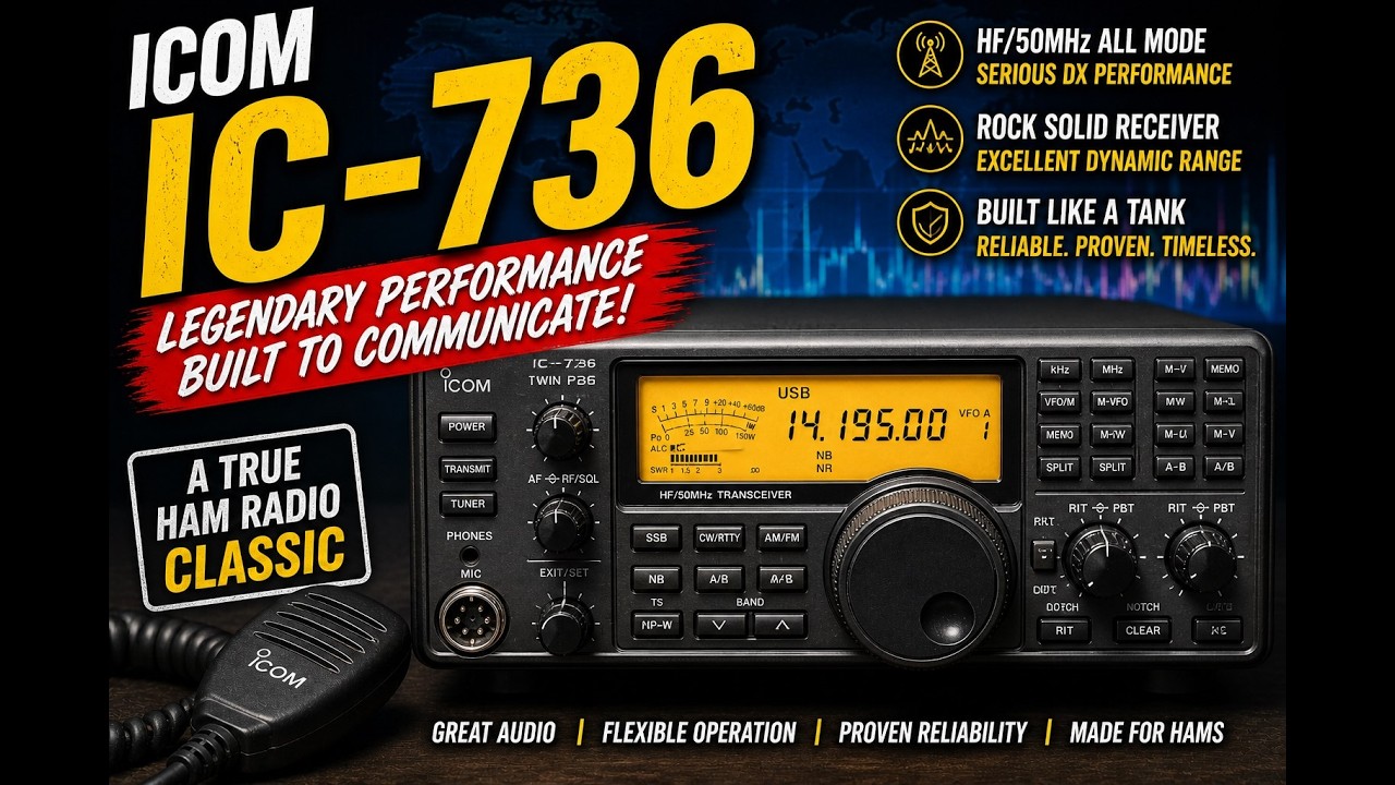 ICOM IC-736 トランシーバー Icom IC-736: Comprehensive Service and Repair Guide-The Icom IC