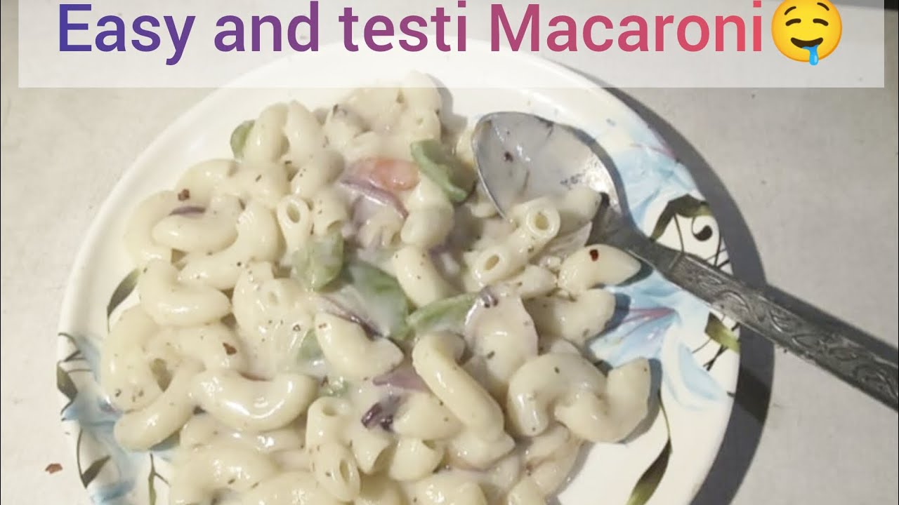 White sauce Macaroni recipe 🤤🤤