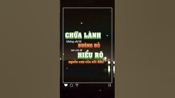 Chữa lành không phải là buông bỏ mà là hiểu rõ nguồn cơn của nỗi đau | First News