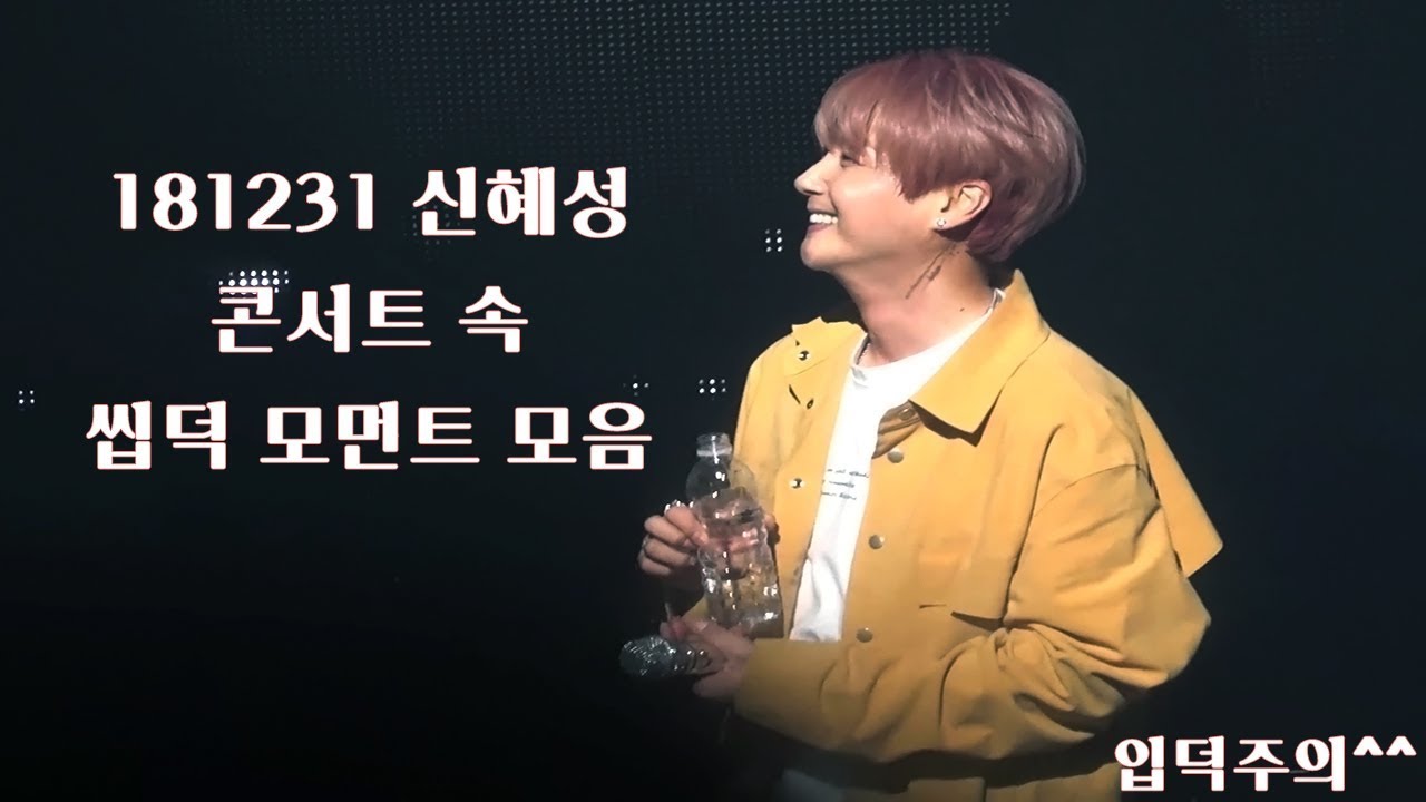 [4k] 181231 신혜성 콘서트 속 씹덕 모먼트 모음