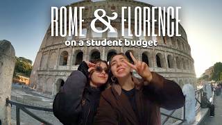 We Visited Rome & Florence on a Student Budget | Nightbus, Street Food, Hostels