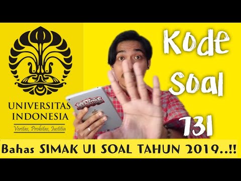 Pembahasan Soal Simak Ui 2019 Kode 731 Soshum Ekonomi Simak Simakui Soshum Utbk Youtube