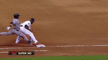 SF@HOU: Safe call at first overturned in 6th