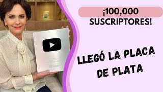 ¡Ya somos más de 100 MIL en esta comunidad! YouTube nos dio la placa de PLATA. GRACIAS | Pati Chapoy