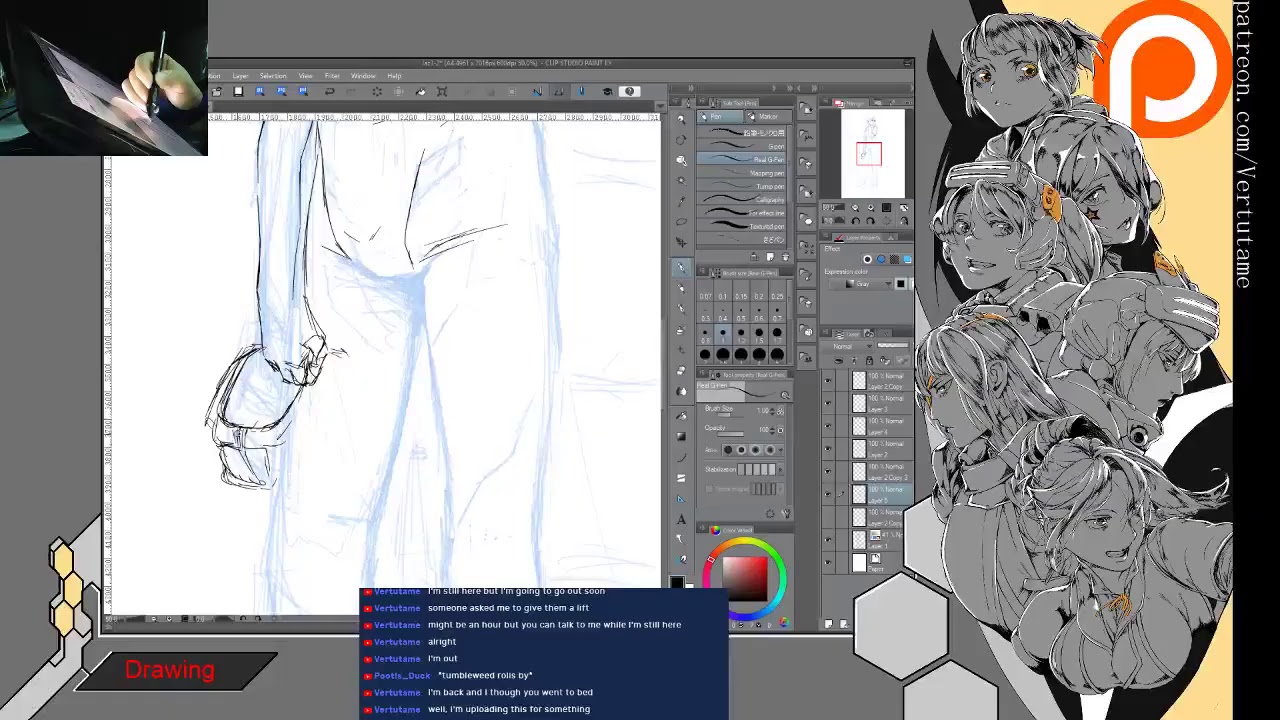 Live stream drawing - YouTube