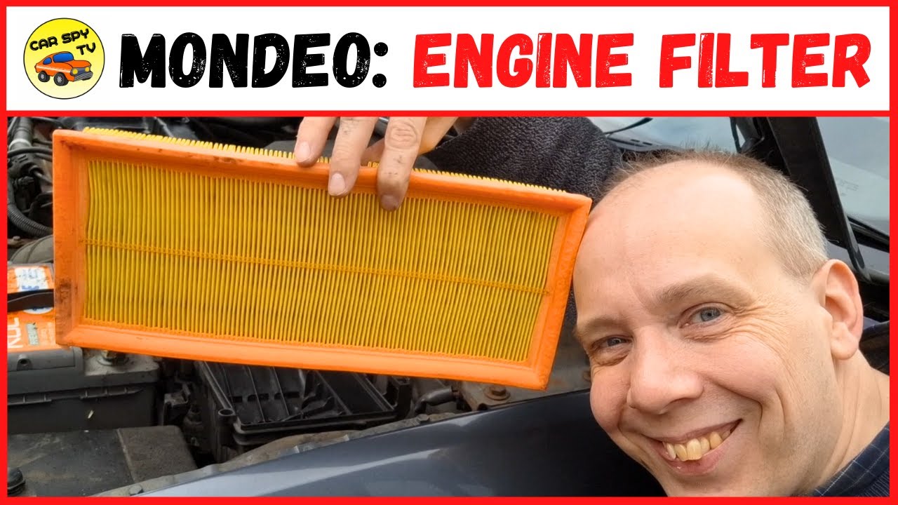 Ford Mondeo Mk3: How To Change Engine Air Filter (Ford Duratec HE)