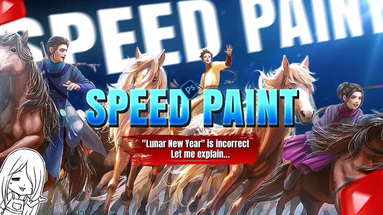 "Lunar New Year" is incorrect. Let me explain... + Speedpaint