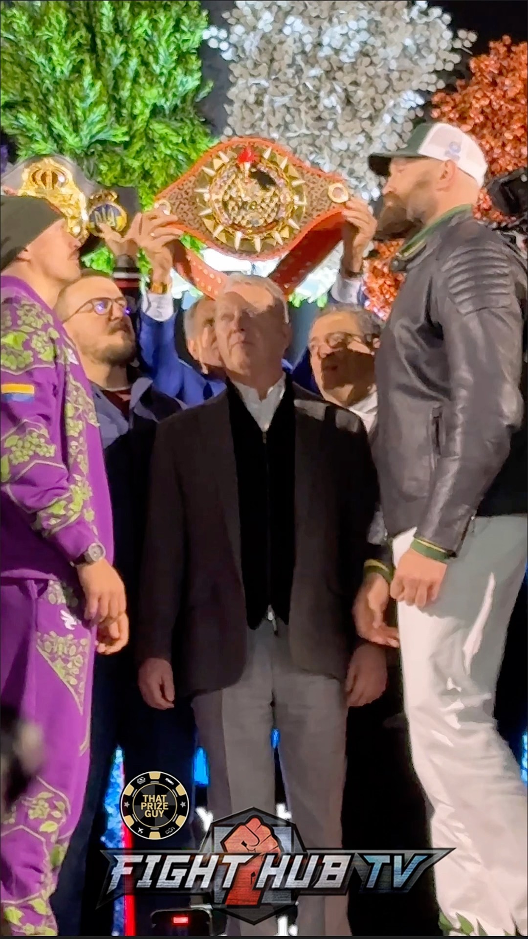 Tyson Fury STARES DOWN Usky in INTENSE final face off at weigh in!
