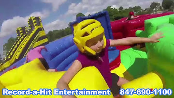 Rent our inflatable Dizzy x obstacle race for your next party or event.