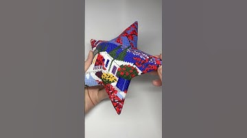 From beading pattern to finished product - ⭐️🌊 Memories Peyote Star  🌊⭐️