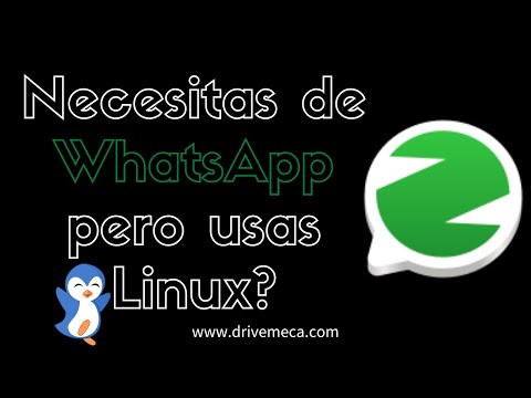 Necesitas de WhatsApp pero usas Linux? Instala esta app 🤔