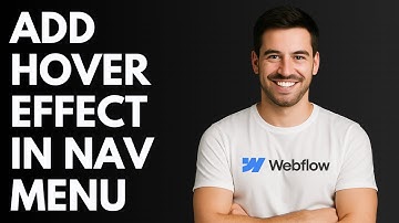 How to Add Hover Effect in Navigation Menu in Webflow [QUICK GUIDE[
