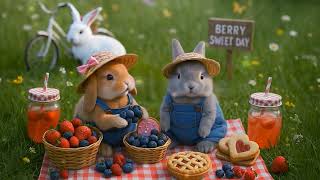 Calm Relaxing Music & Summer Picnic Bunny – Instrumental Background Music for Study, Work, or Rest screenshot 5