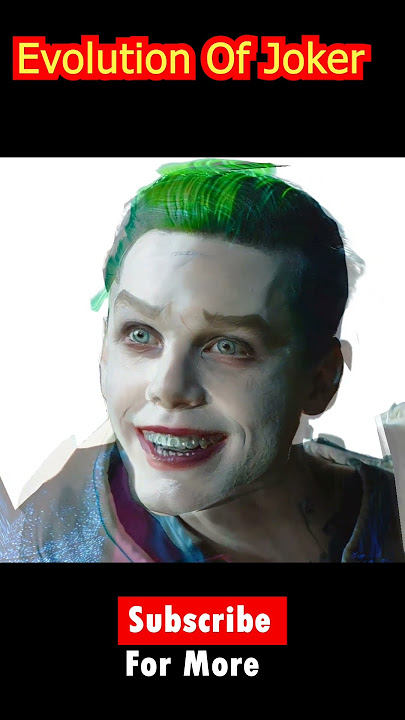 Evolution of Joker(1966-2024)