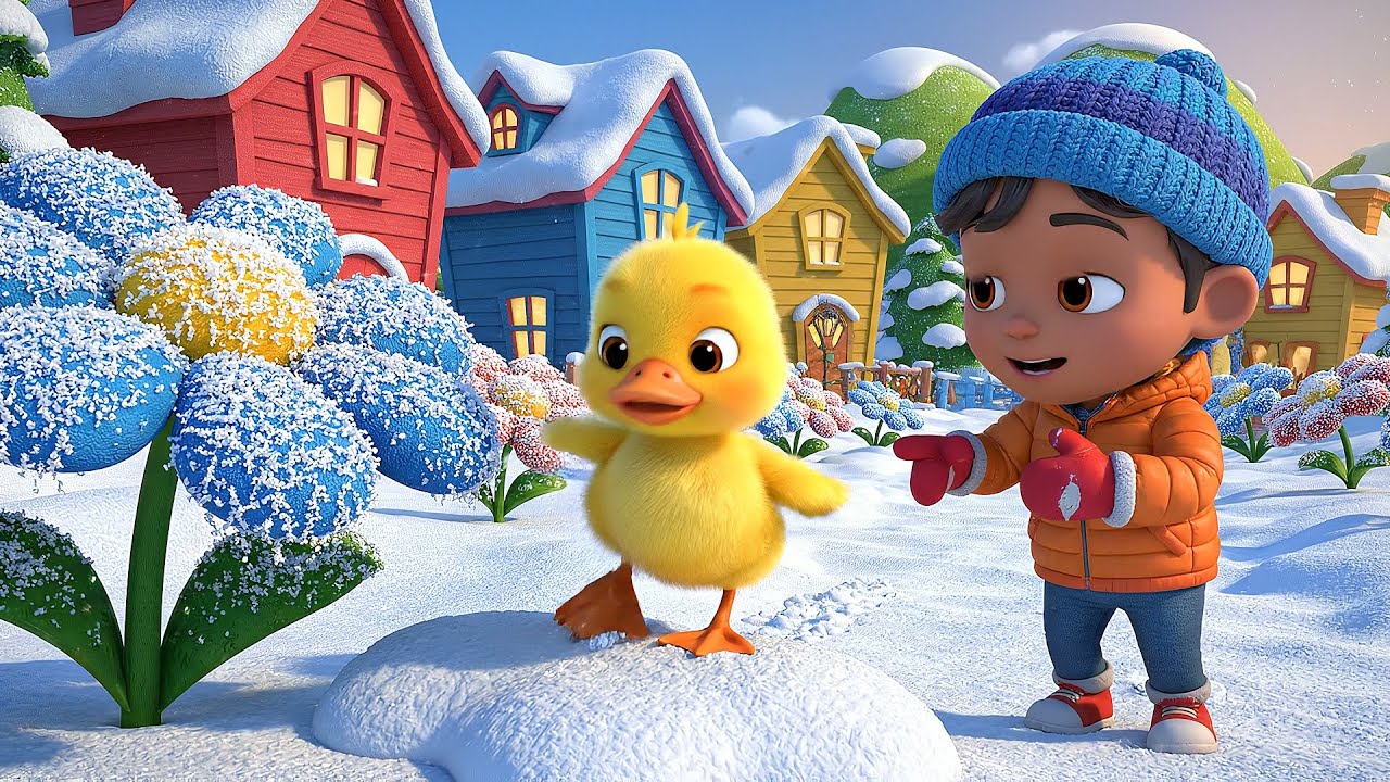 Angry Birds Baby Red Pushed the Ice Bloc | Kids Songs & Nursery Rhymes