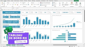 Créer un tableau de bord RH #2 - Tuto Excel