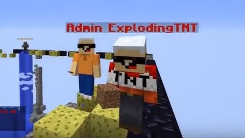 The last hour of McOrigins... (I made ExplodingTNT wear my head and he didn