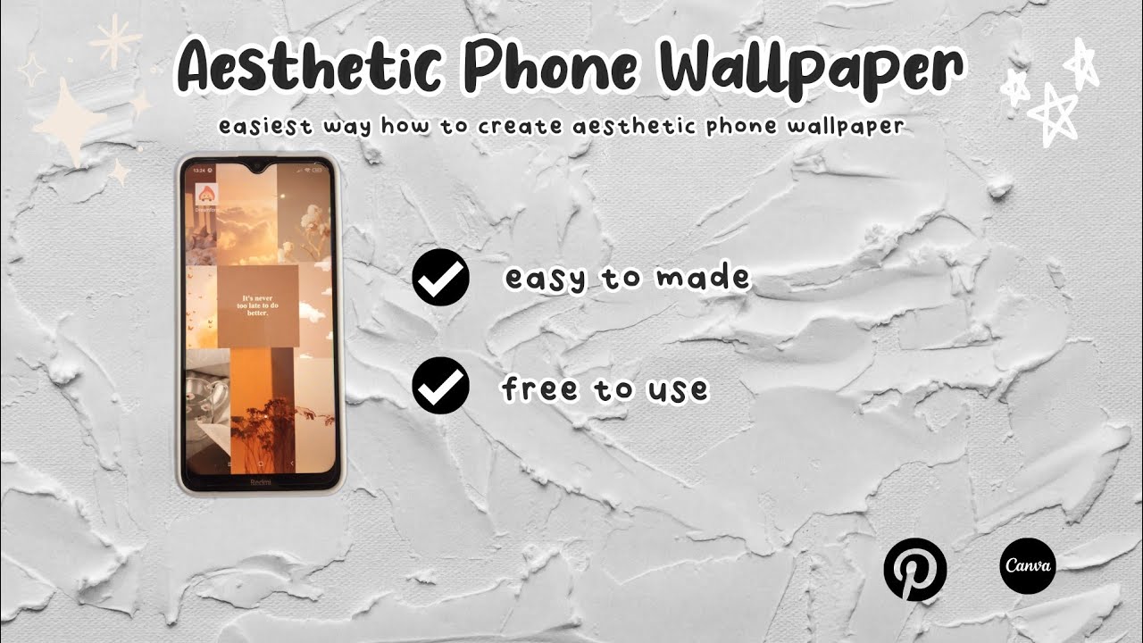 how to create an aesthetic wallpaper for your phone (Aesthetic tutorial ...