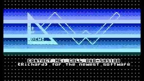 Atari XL/XE DCW Final demo on Atari 8bit