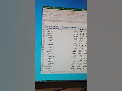 #7 Auf- und Zuklappen in Pivot-Tabellen - YouTube
