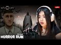 HORROR RUN w CUTIE 😱😨 #facecam #girlgamer #horrorgaming #horrorshorts #shorts #shortsfeed #madison