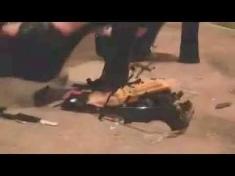 toy car death by shoes