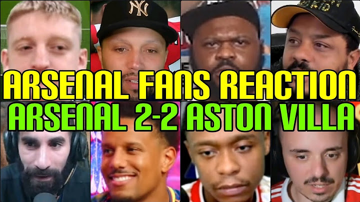ANGRY 🤬 ARSENAL FANS REACTION TO ARSENAL 2-2 ASTON VILLA | FANS CHANNEL