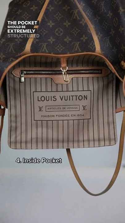 Spot a REAL Vs FAKE LV Neverfull #louisvuitton #neverfull #luxury #fashion