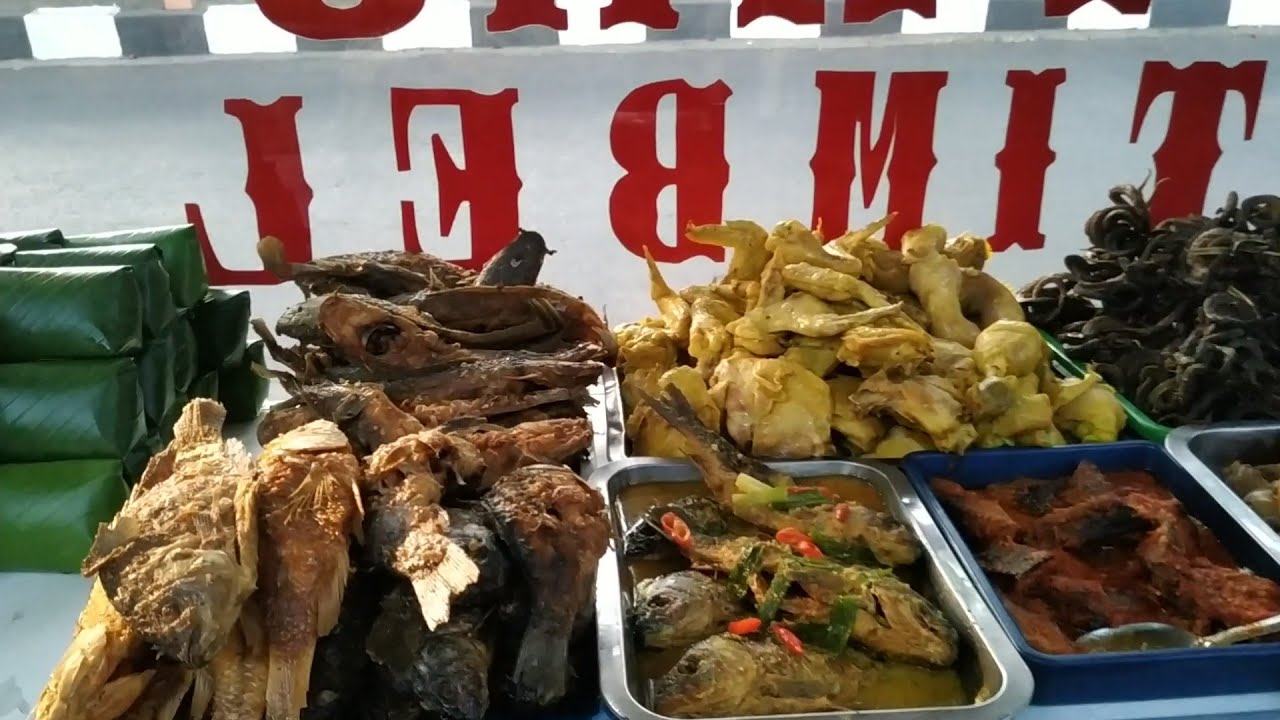 Nasi Timbel Sambel Hijau khas Subang | kuliner Subang Indonesian Street