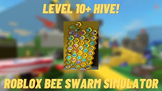 Level 10  Hive! | Roblox Bee Swarm Simulator