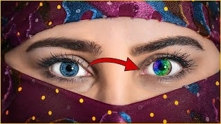 Change Eye Color in Photoshop  2 Minute Tutorial screenshot 5