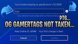 Fortnites Latest Pat Names Siphosjamaica - og gamertags not taken 2019 part 6 playstation xbox psn