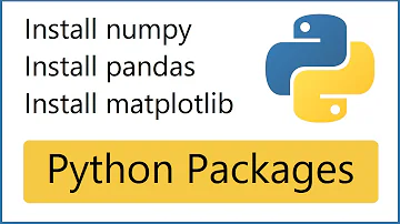 How to install numpy and matplotlib in python?