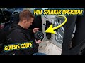 Full Speaker System Upgrade in my Genesis Coupe