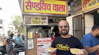 Man Selling Jodhpur Ka Best Sandwich In His Cart Shubham Sandwich Indian Street Food