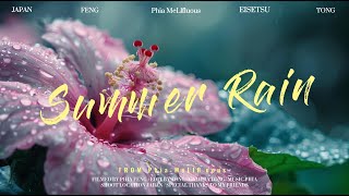 Summer Rain-Relaxing Music Stress Relief Music, Sleep , Meditation Music, BGM for work/relax/study